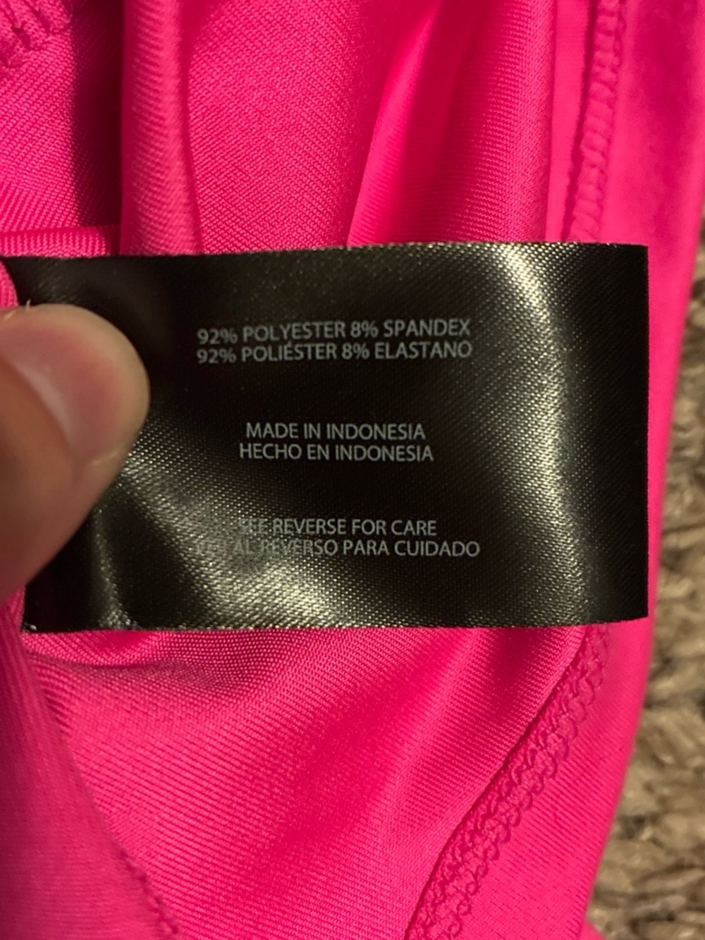 GapFit Hot Pink athletic dress -Size large - Picture 3 of 7